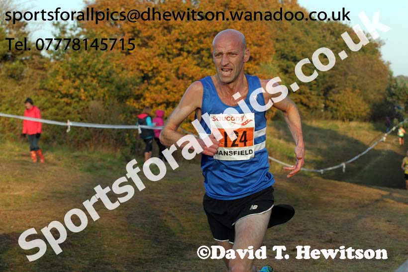 Senior men, National Cross Country Relays, Berry Park, Mansfield. Photo: David T. Hewitson/Sports for All Pics
